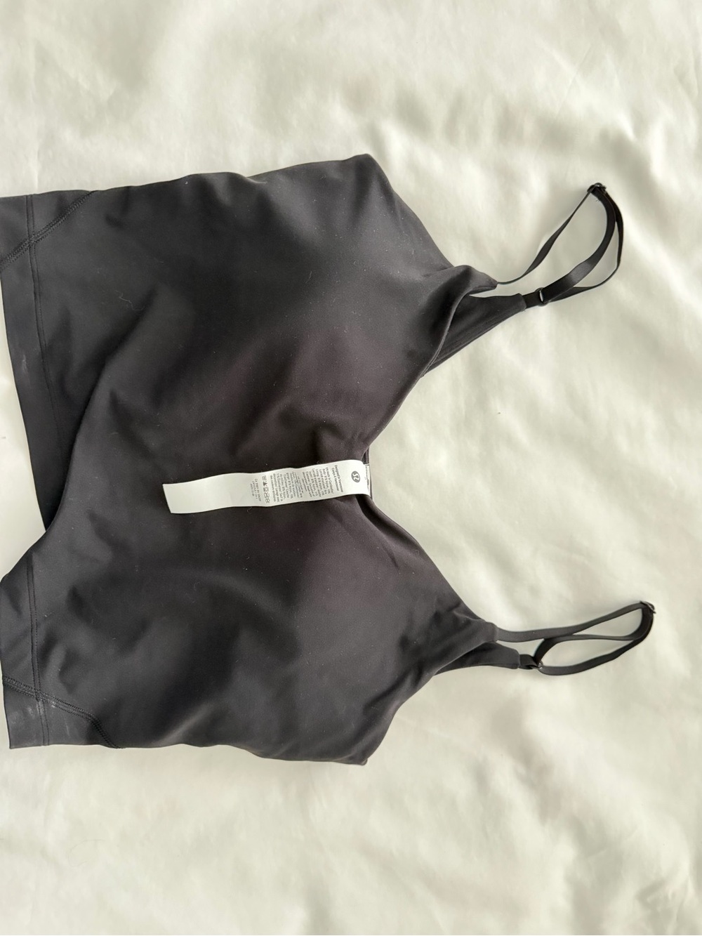 lululemon athletica Black Padded align cami cropped - worn once